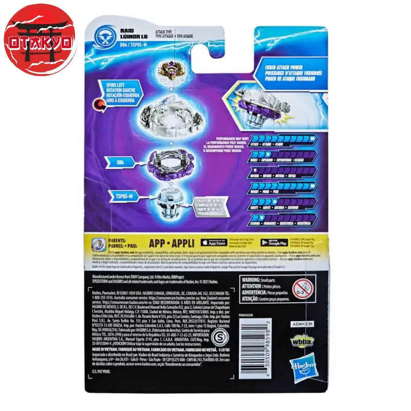 Raid Luinor L6 3A-D Destroyer-SPM Kreisel - Beyblade Burst Surge™