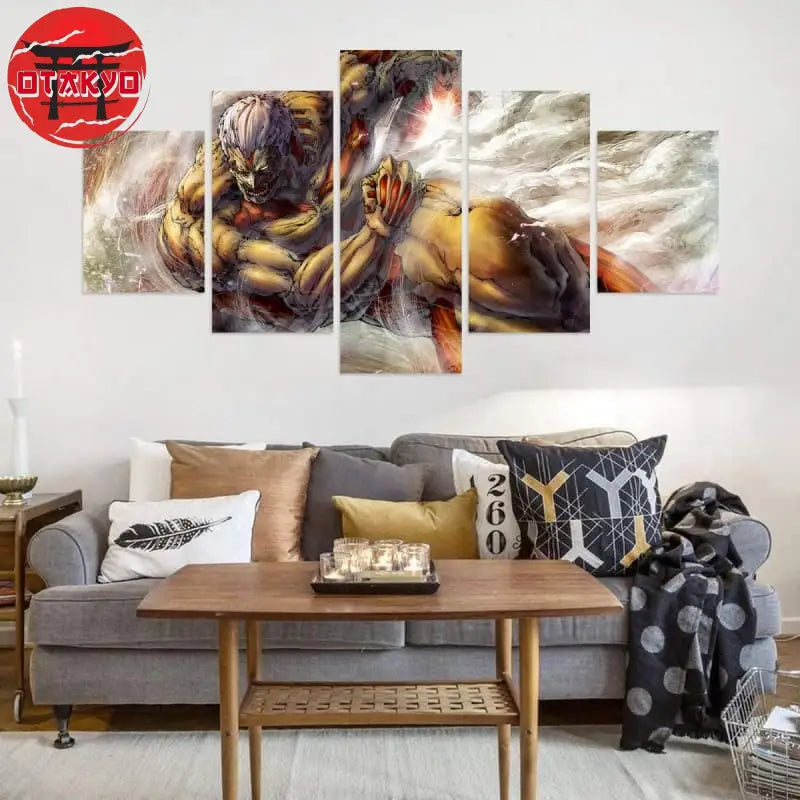 Reiner Braun Gemälde „Gepanzerter Titan" - Attack on Titan™