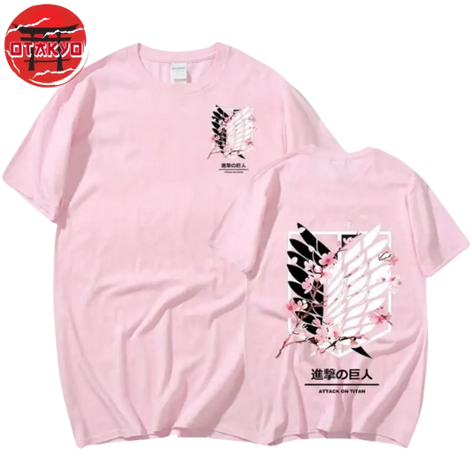 Rosa Aufklärungstrupp T-Shirt - Attack on Titan™