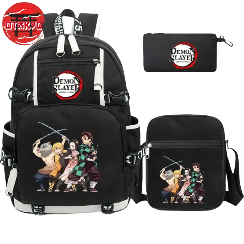 Rucksack mit Federmäppchen und Tasche Dämonenjäger - Demon Slayer™
