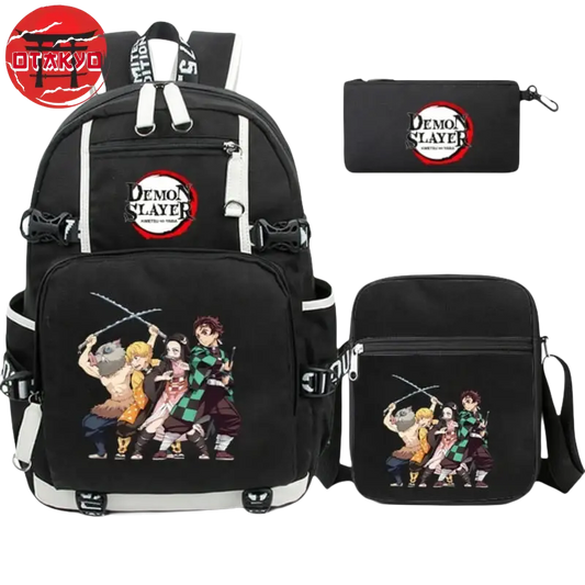 Rucksack mit Federmäppchen und Tasche Dämonenjäger - Demon Slayer™