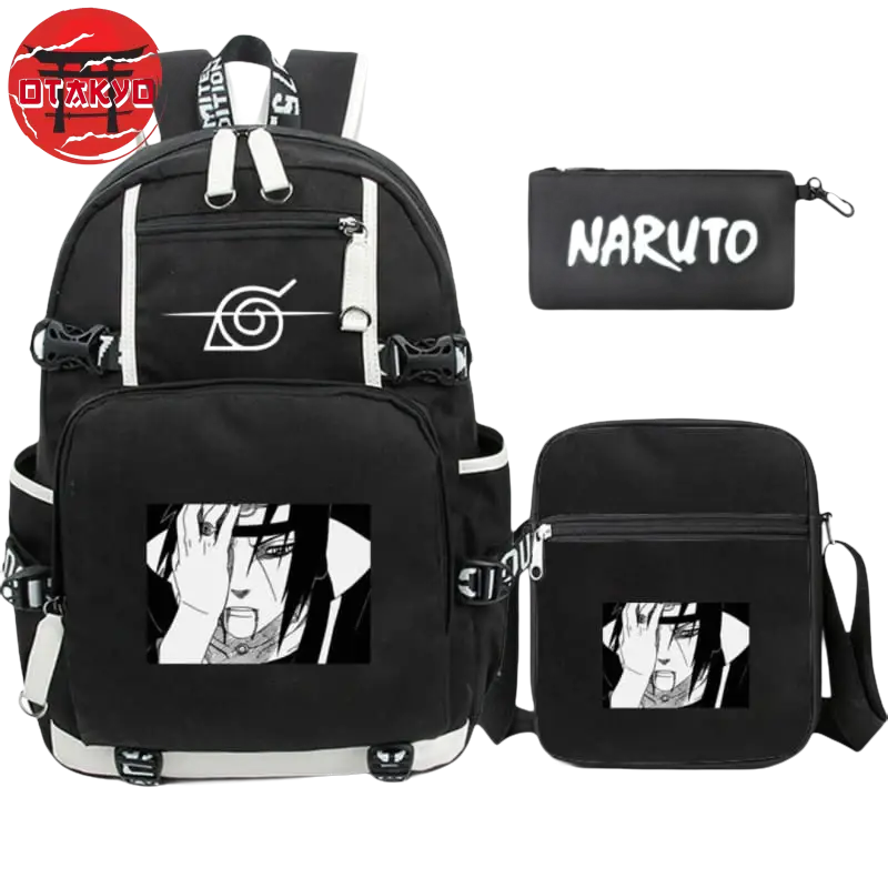 Rucksack mit Federmäppchen und Tasche Itachi - Naruto Shippuden™