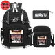 Rucksack mit Federmäppchen und Tasche Naruto x Pain x Sasuke - Naruto Shippuden™
