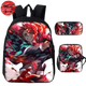 Rucksack mit Federmäppchen und Tasche Sonnenatmung - Demon Slayer™
