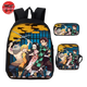 Rucksack mit Federmäppchen und Umhängetasche Dämonenjäger - Demon Slayer™