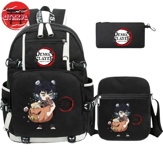 Rucksack mit Federmäppchen und Umhängetasche Hashibira Inosuke - Demon Slayer™