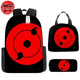 Rucksack mit Federmäppchen und Umhängetasche Sharingan 2 Tomoe - Naruto Shippuden™
