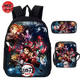 Rucksack mit Federmäppchen und Umhängetasche Tanjiro Mugen Train - Demon Slayer™