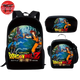 Rucksack mit Federmäppchen und Tasche Goku vs Beerus - Dragon Ball Z™