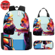 Rucksack mit Federmäppchen und Tasche Kakashi x Kurama Pop Art - Naruto Shippuden™