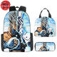Rucksack mit Federmäppchen und Tasche Kakashi x Vegeta DBGT - Naruto Shippuden™
