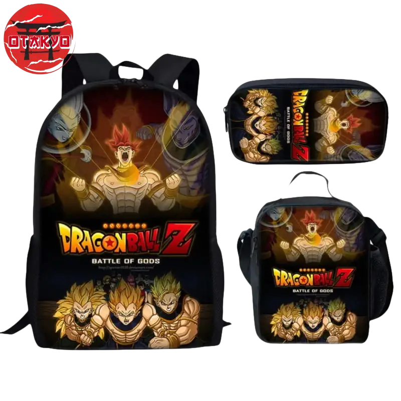 Rucksack mit Federmäppchen und Tasche Legendärer Saiyan - Dragon Ball Z™