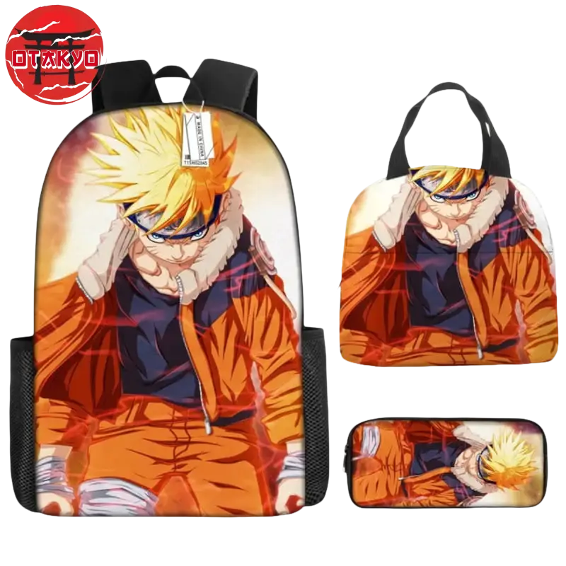 Rucksack mit Federmäppchen und Tasche Naruto 2. Form - Naruto Shippuden™