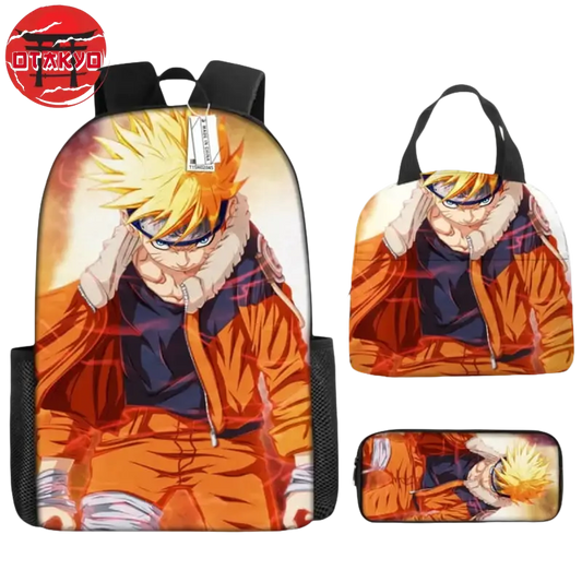 Rucksack mit Federmäppchen und Tasche Naruto 2. Form - Naruto Shippuden™
