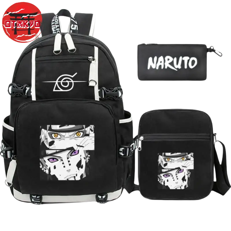Rucksack mit Federmäppchen und Tasche Naruto & Pain - Naruto Shippuden™