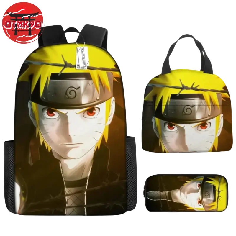 Rucksack mit Federmäppchen und Tasche Naruto Shunin - Naruto Shippuden™