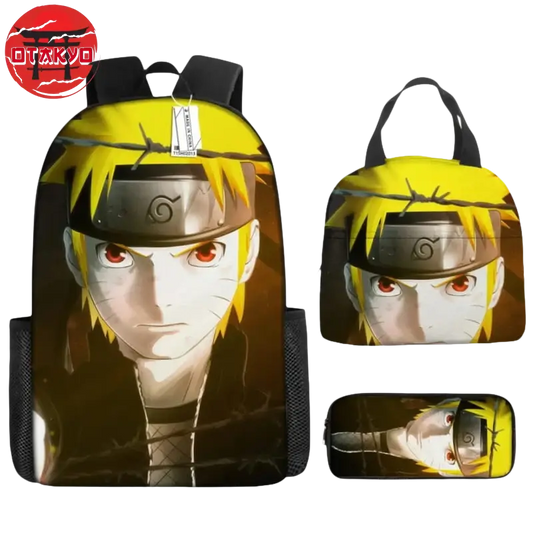 Rucksack mit Federmäppchen und Tasche Naruto Shunin - Naruto Shippuden™
