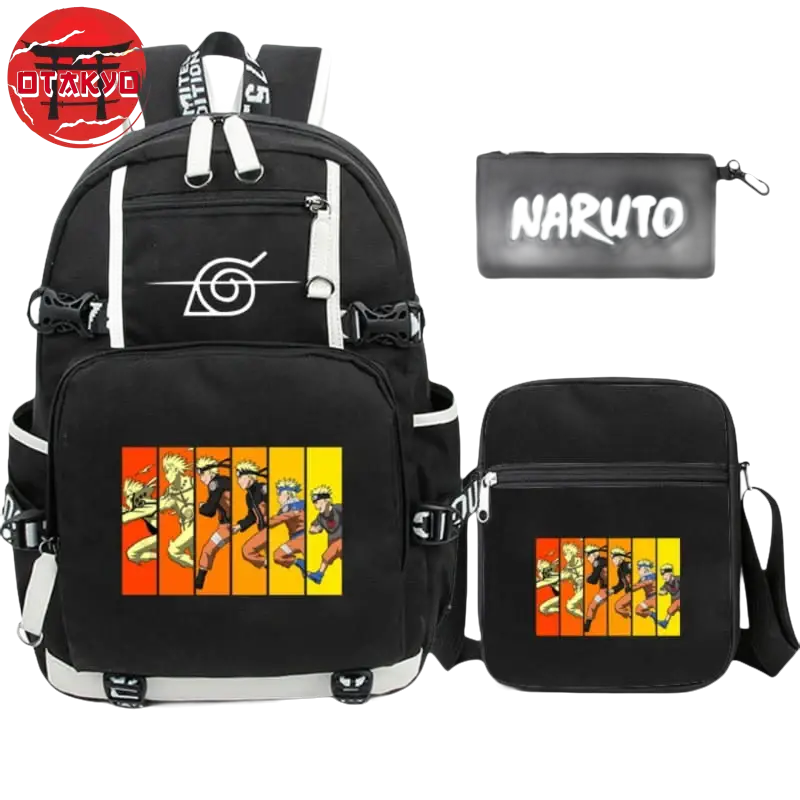 Rucksack mit Federmäppchen und Tasche Naruto Uzumaki - Naruto Shippuden™
