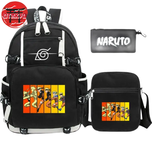 Rucksack mit Federmäppchen und Tasche Naruto Uzumaki - Naruto Shippuden™