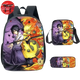 Rucksack mit Federmäppchen und Tasche Sasuke x Naruto Rikudo Sennin - Naruto Shippuden™