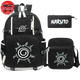 Rucksack mit Federmäppchen und Tasche Siegel des Fuchsdämons - Naruto Shippuden™