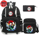 Rucksack mit Federmäppchen und Tasche Tanjiro 1. Bewegung - Demon Slayer™