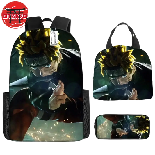 Rucksack mit Federmäppchen und Tasche Uzumaki Naruto - Naruto Shippuden™