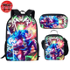 Rucksack mit Federmäppchen und Umhängetasche Goku x Vegeta VS Broly - Dragon Ball Z™