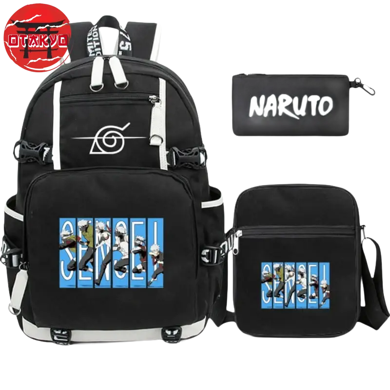 Rucksack mit Federmäppchen und Umhängetasche Kakashi - Naruto Shippuden™