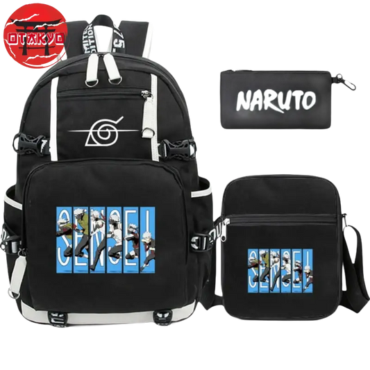 Rucksack mit Federmäppchen und Umhängetasche Kakashi - Naruto Shippuden™