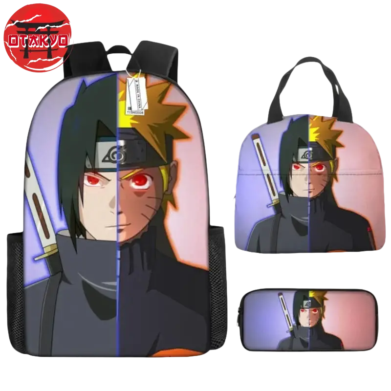 Rucksack mit Federmäppchen und Umhängetasche Sasuke x Naruto Storm3 - Naruto Shippuden™