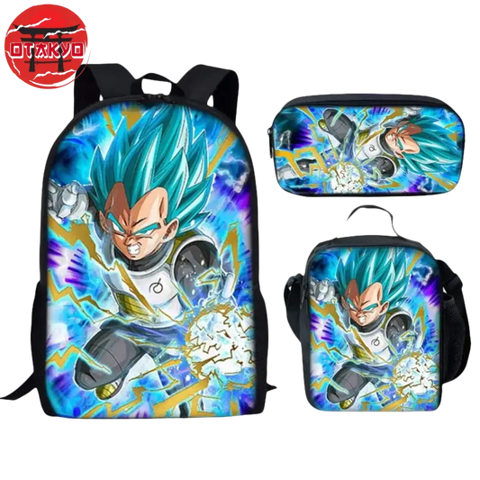Rucksack mit Federmäppchen und Umhängetasche Vegeta SSB Final Flash - Dragon Ball Z™