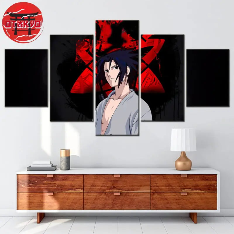Sasuke Eternel Mangekyo Sharingan Gemälde - Naruto Shippuden™
