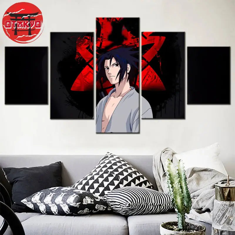 Sasuke Eternel Mangekyo Sharingan Gemälde - Naruto Shippuden™