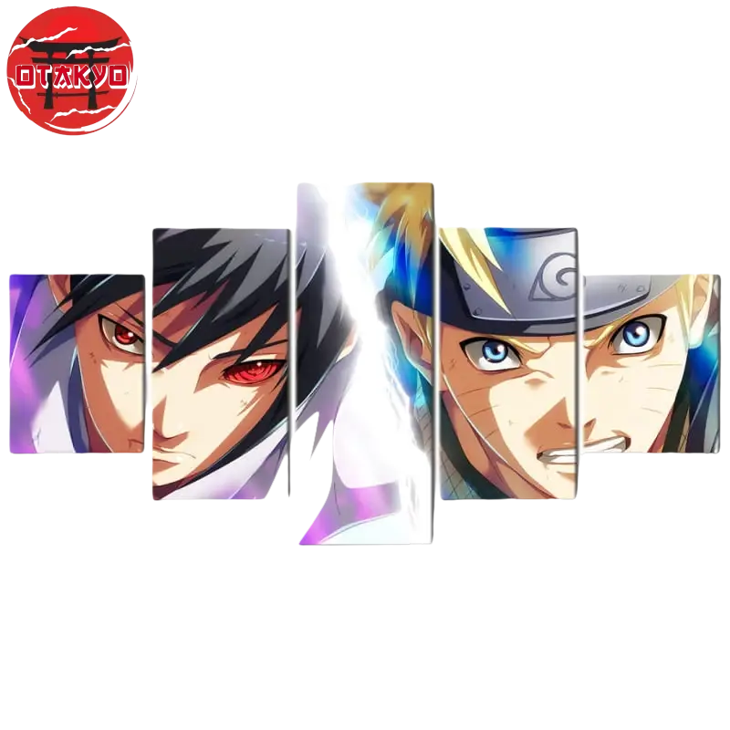 Sasuke & Naruto Duell der Schicksale Gemälde - Naruto Shippuden™
