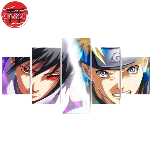 Sasuke & Naruto Duell der Schicksale Gemälde - Naruto Shippuden™
