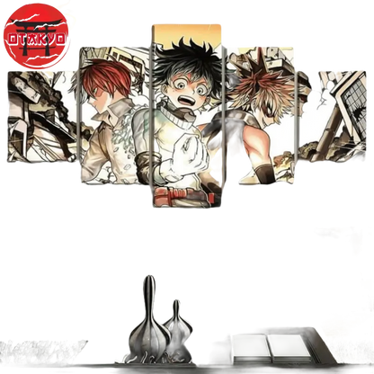 Shoto, Izuku und Bakugo Gemälde - My Hero Academia™