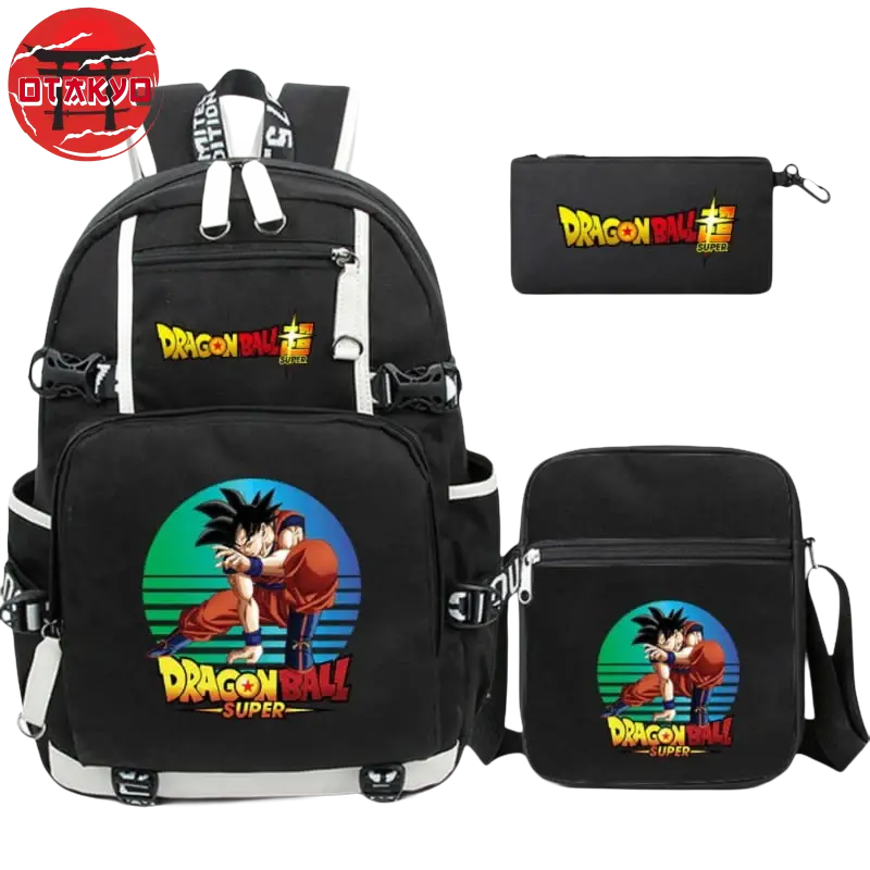 Son Goku DBS Rucksack mit Federmäppchen und Tasche - Dragon Ball Z™