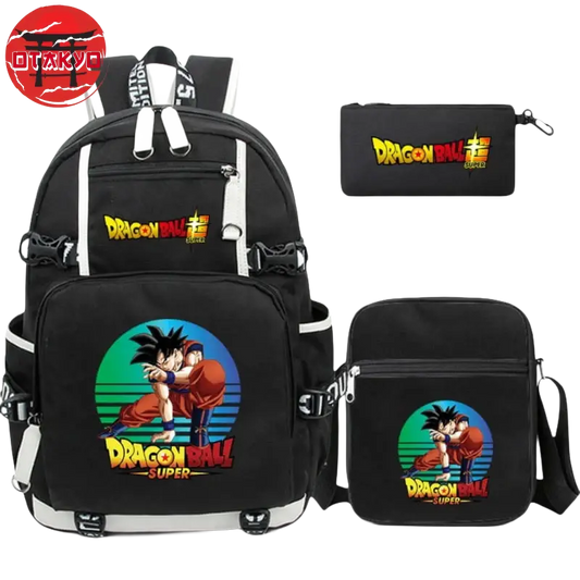Son Goku DBS Rucksack mit Federmäppchen und Tasche - Dragon Ball Z™