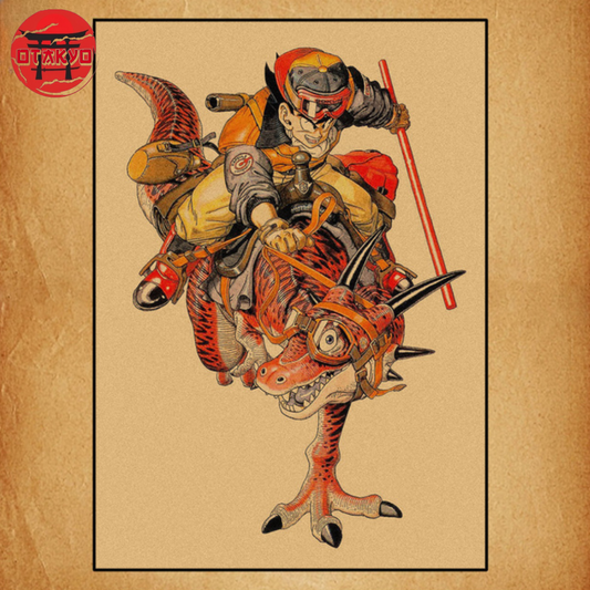 Son Goku Poster "Dinosaurier" - Dragon Ball Z™