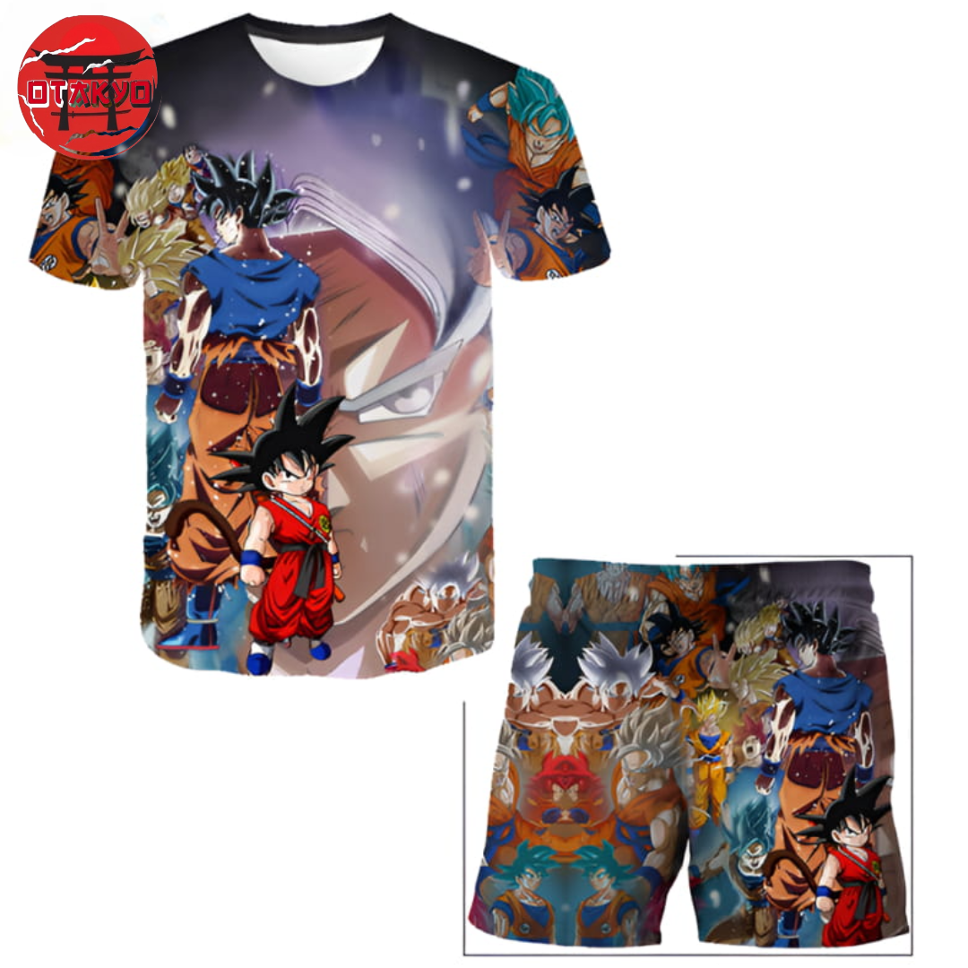 Son Goku Schlafanzug mit Short - Dragon Ball Z™
