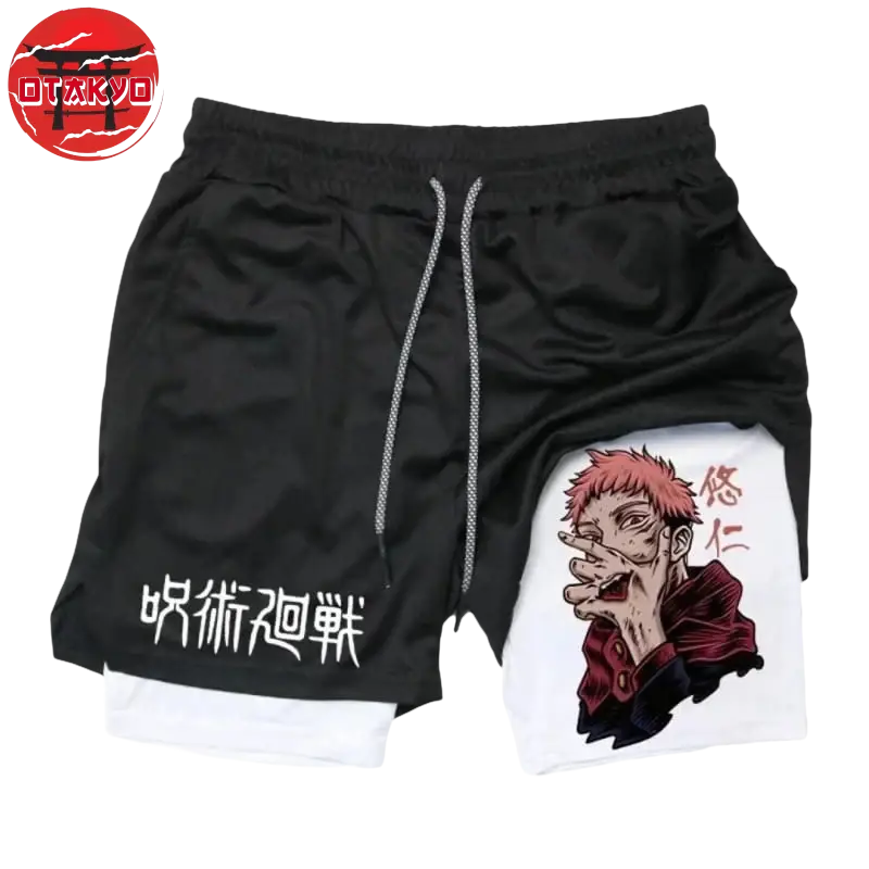 Sukuna Schwarz und Weiß Short - Jujutsu Kaisen™