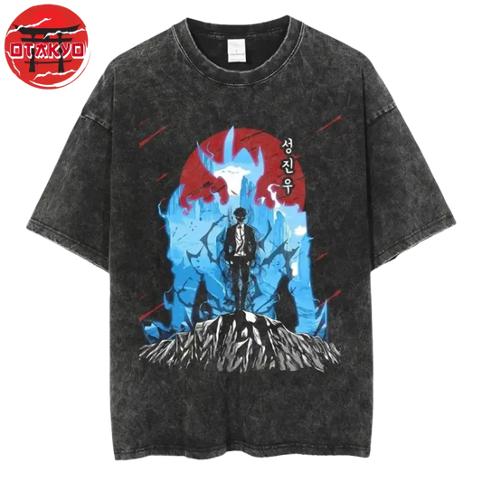 Sung Jin-Woo „S-Rang-Jäger" Oversize T-Shirt - Solo Leveling™