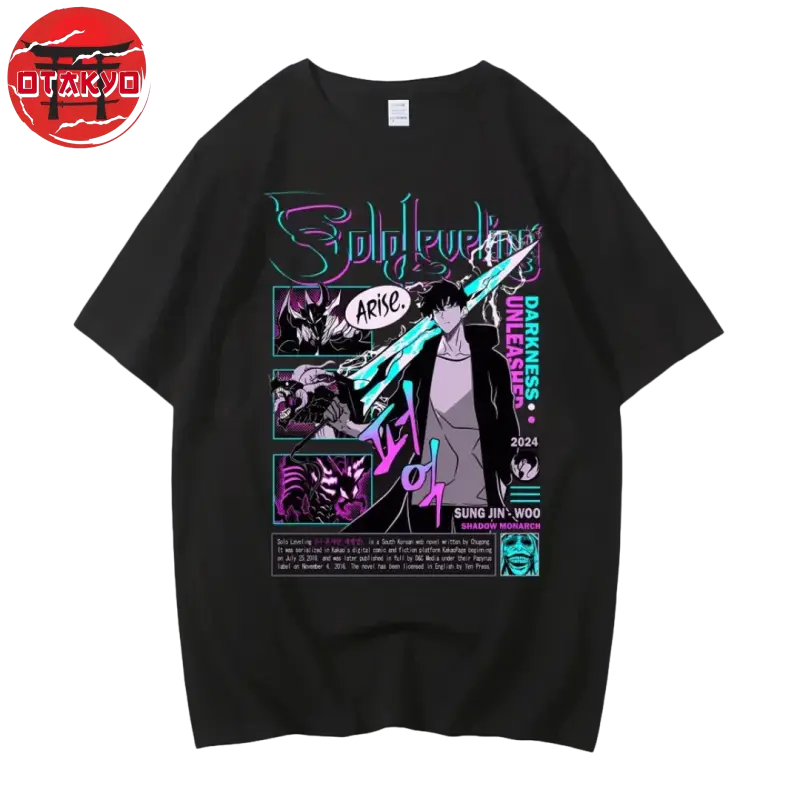Sung Jin-Woo T-Shirt „Igris' Schwert" - Solo Leveling™