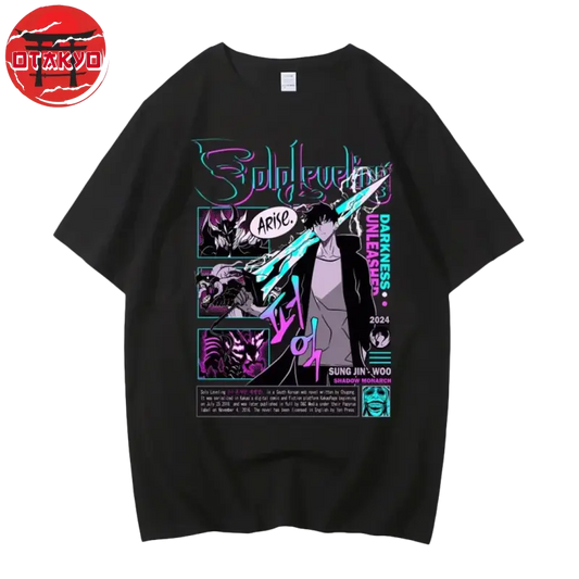 Sung Jin-Woo T-Shirt „Igris' Schwert" - Solo Leveling™