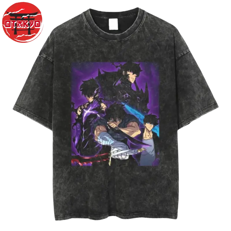 Sung Jin-Woo T-Shirt Oversize „Evolution" - Solo Leveling™