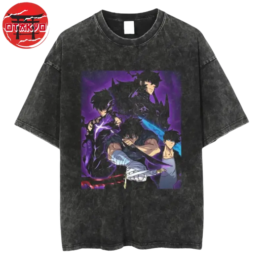 Sung Jin-Woo T-Shirt Oversize „Evolution" - Solo Leveling™