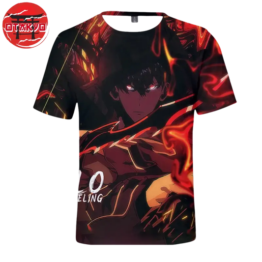 Sung Jin-Woo T-Shirt „Ritter des Todes" - Solo Leveling™