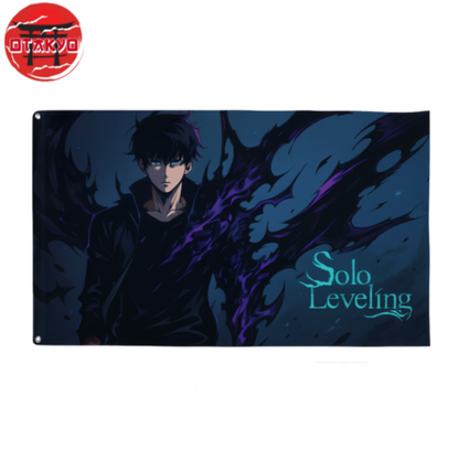Sung Jinwoo Flagge "Schattenherrscher" - Solo Leveling™