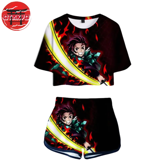 Tanjiro Kamado Schlafanzug Damen - Demon Slayer™